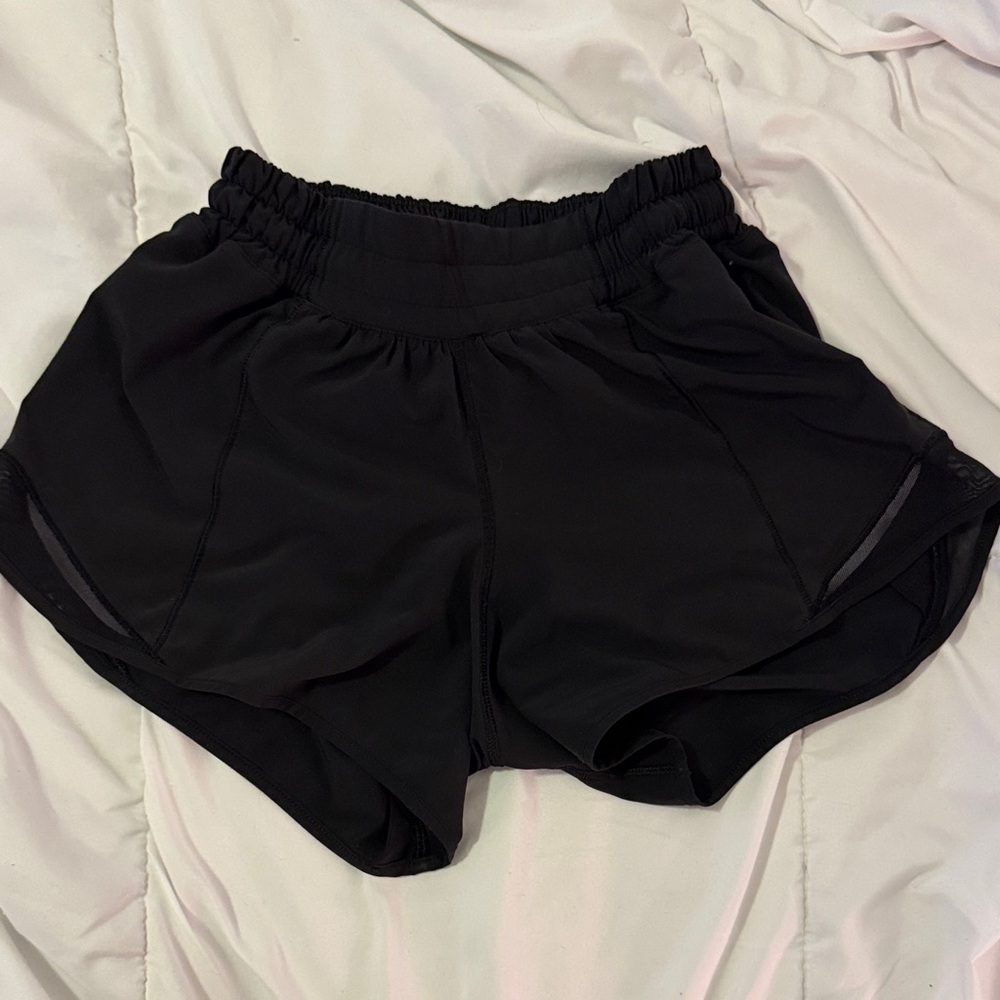 lululemon athletica Jet Black Athletic Shorts